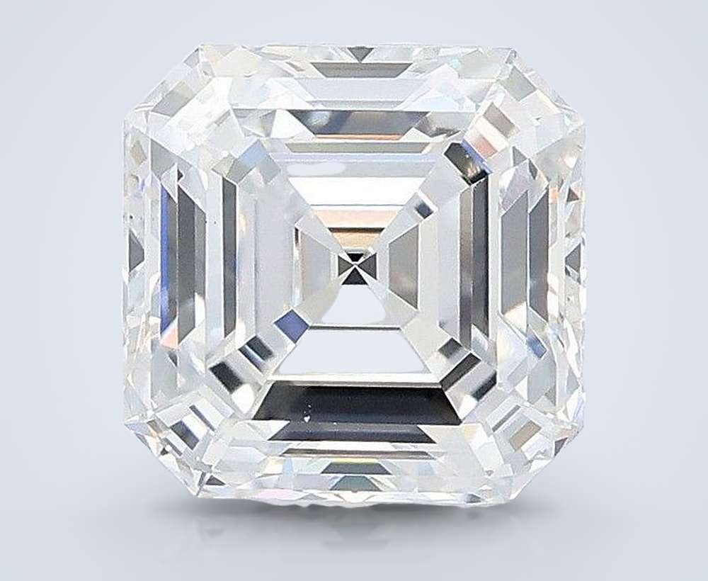 3.09ct D VS1 Rare Carat Ideal Cut Asscher Lab Grown Diamond