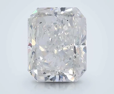 3.02ct G SI2 Rare Carat Ideal Cut Radiant Diamond