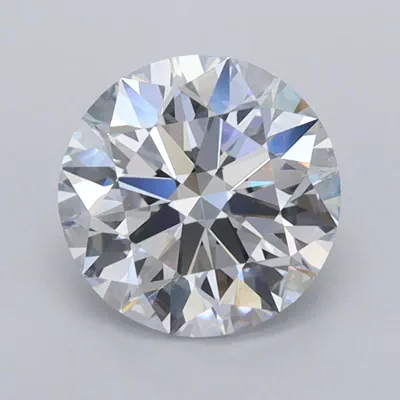 1.37ct F FL Rare Carat Ideal Cut Round Lab Grown Diamond