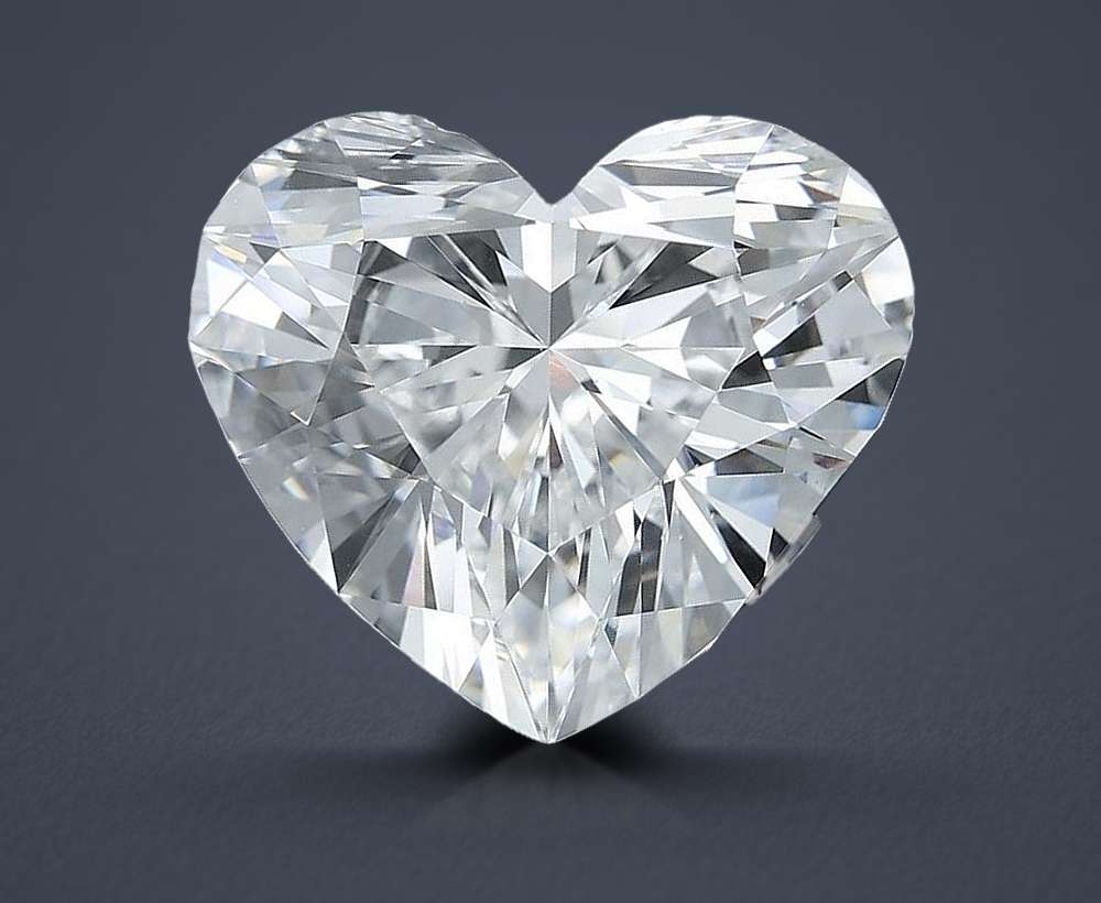 7.25ct E VS1 Rare Carat Ideal Cut Heart Lab Grown Diamond