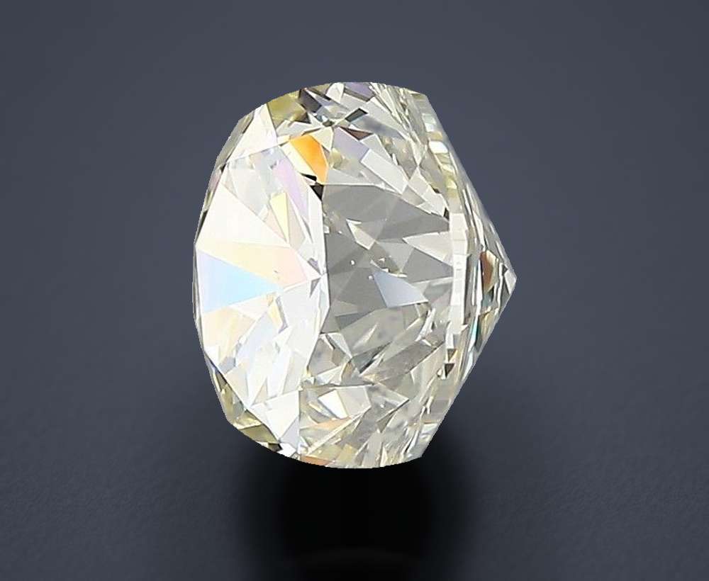 3.15ct K VS1 Rare Carat Ideal Cut Round Diamond