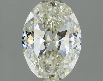 1.00ct K SI2 Rare Carat Ideal Cut Oval Diamond