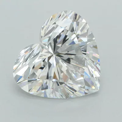 2.59ct D VVS1 Rare Carat Ideal Cut Heart Lab Grown Diamond