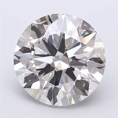 3.06ct H VS2 Rare Carat Ideal Cut Round Lab Grown Diamond