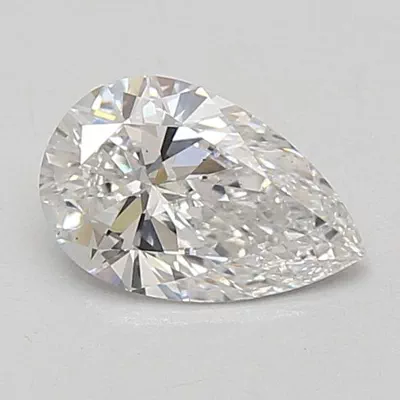 0.91ct E VS2 Rare Carat Ideal Cut Pear Lab Grown Diamond