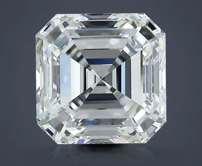 4.01ct G VVS1 Rare Carat Ideal Cut Asscher Diamond