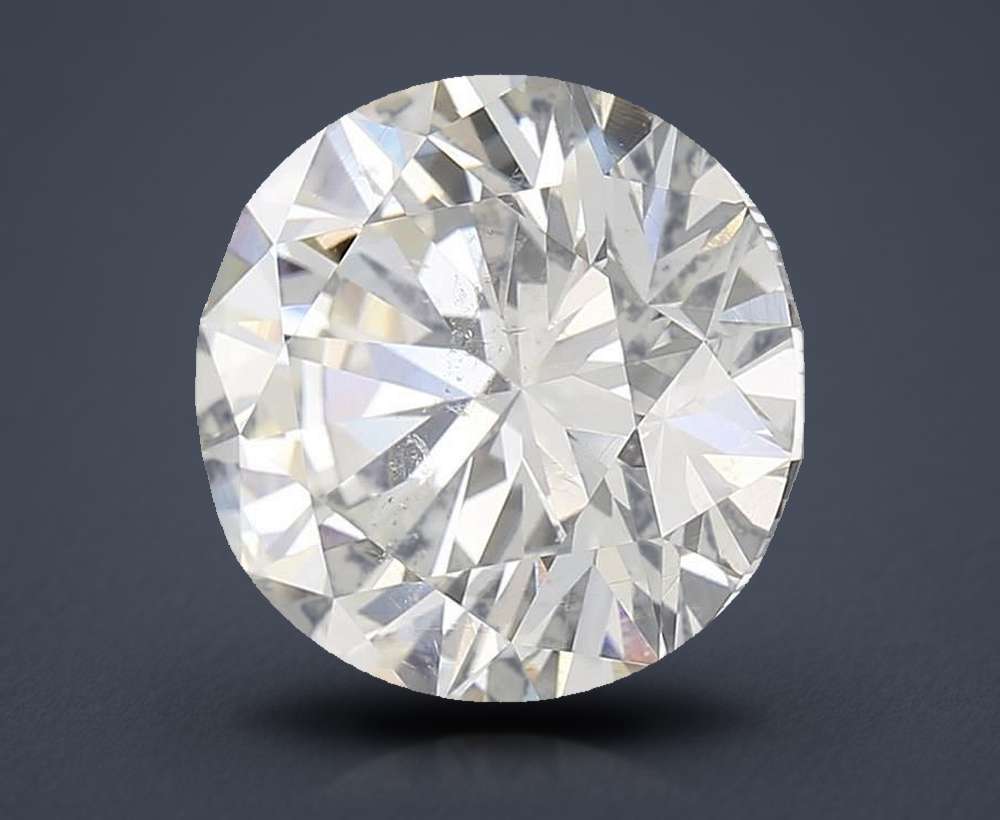 2.33ct J SI2 Rare Carat Ideal Cut Round Diamond