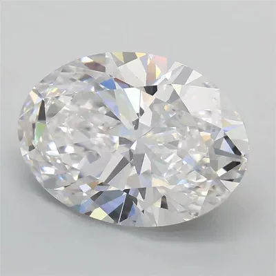3.00ct E VS2 Rare Carat Ideal Cut Oval Lab Grown Diamond