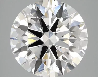 4.09ct F SI1 Rare Carat Ideal Cut Round Lab Grown Diamond