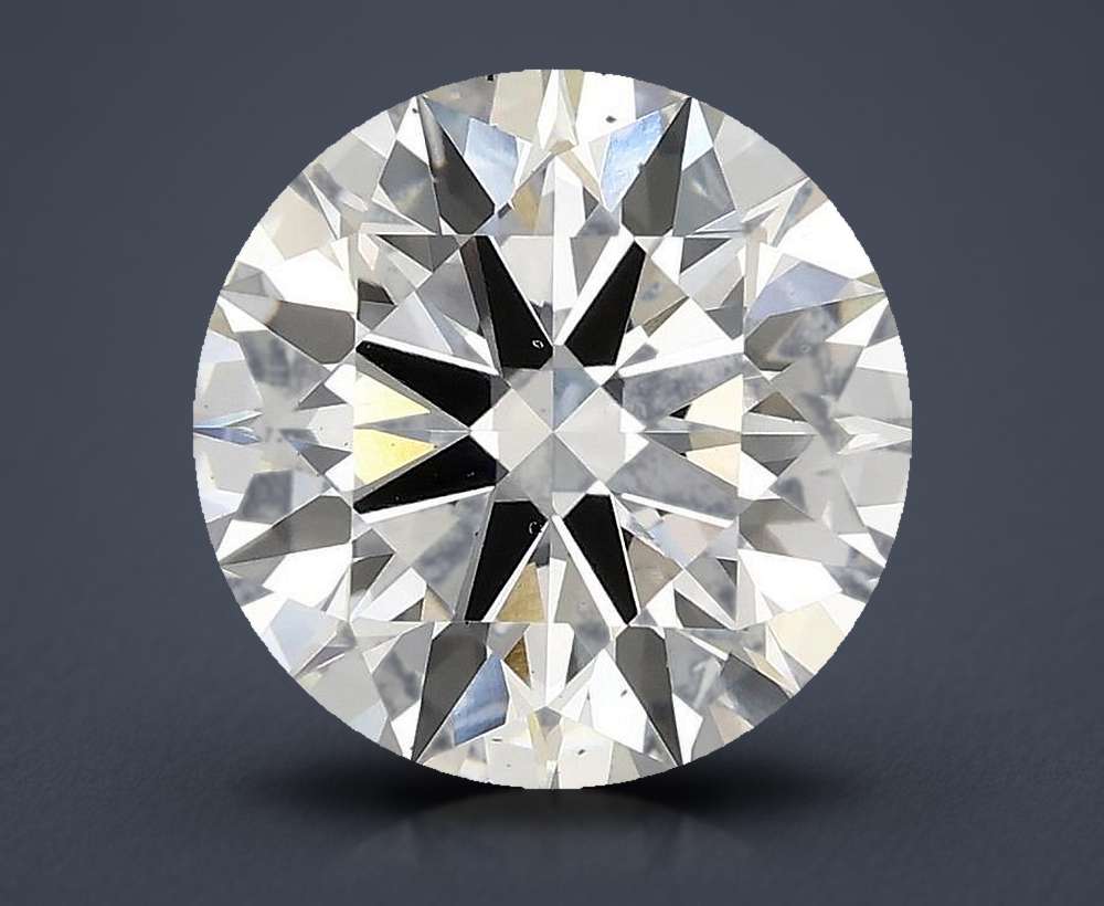 4.09ct F SI1 Rare Carat Ideal Cut Round Lab Grown Diamond