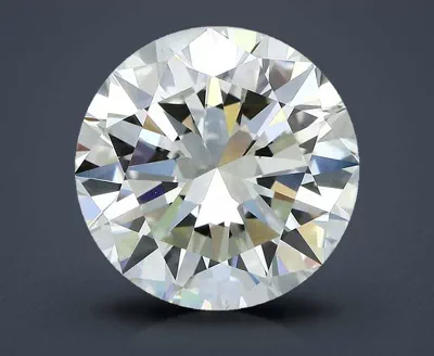 6.74ct K VVS2 Very Good Cut Round Diamond
