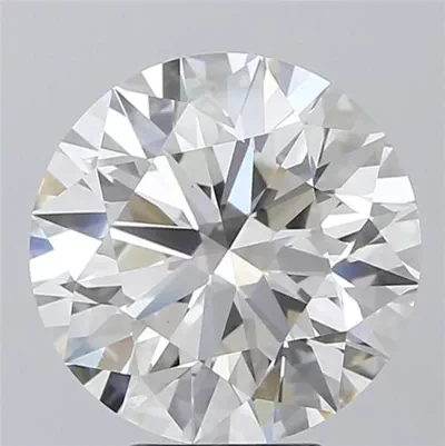 5.12ct H VS1 Rare Carat Ideal Cut Round Lab Grown Diamond