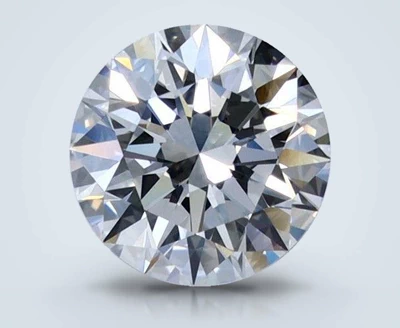 1.71ct D VVS2 Rare Carat Ideal Cut Round Diamond