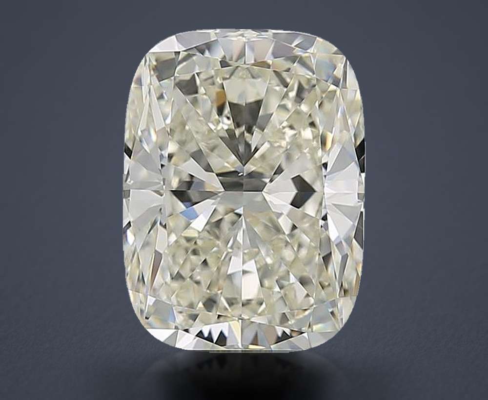 5.08ct J VS1 Rare Carat Ideal Cut Cushion Diamond