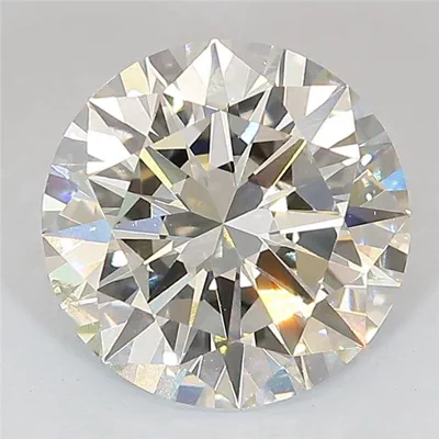 3.02ct J SI1 Excellent Cut Round Lab Grown Diamond