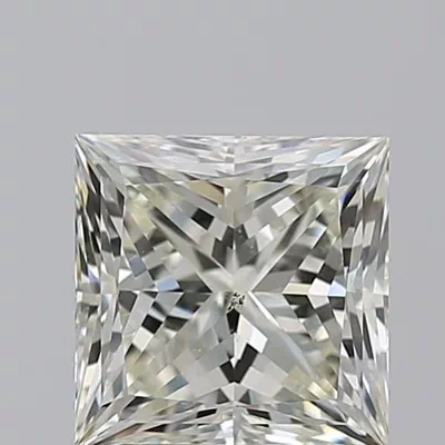 2.01ct J SI1 Rare Carat Ideal Cut Princess Diamond