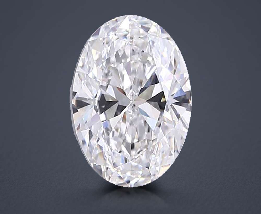 8.06ct E VVS2 Rare Carat Ideal Cut Oval Lab Grown Diamond