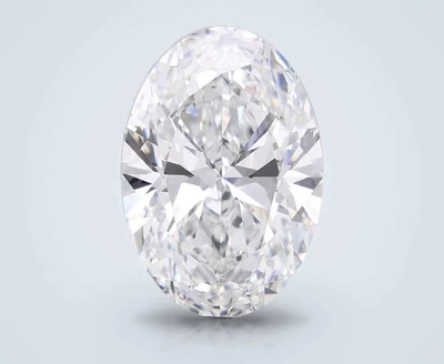 11.08ct E VS2 Rare Carat Ideal Cut Oval Lab Grown Diamond