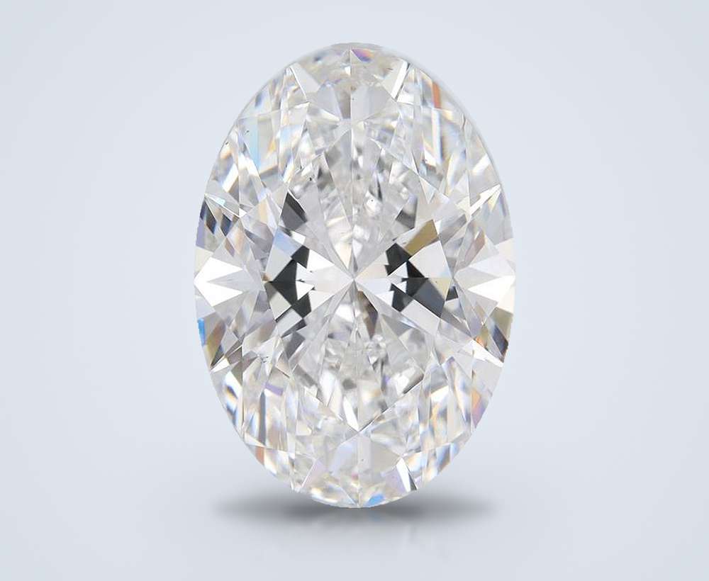 11.45ct F VS2 Rare Carat Ideal Cut Oval Lab Grown Diamond