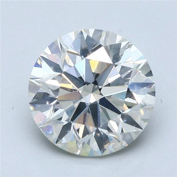 3.01ct J SI2 Very Good Cut Round Diamond