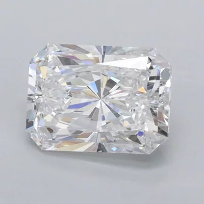 1.05ct D VVS2 Rare Carat Ideal Cut Radiant Lab Grown Diamond