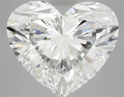 6.64ct E VVS2 Rare Carat Ideal Cut Heart Lab Grown Diamond