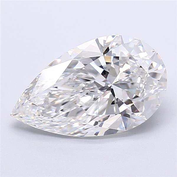 2.50ct E VVS1 Rare Carat Ideal Cut Pear Lab Grown Diamond