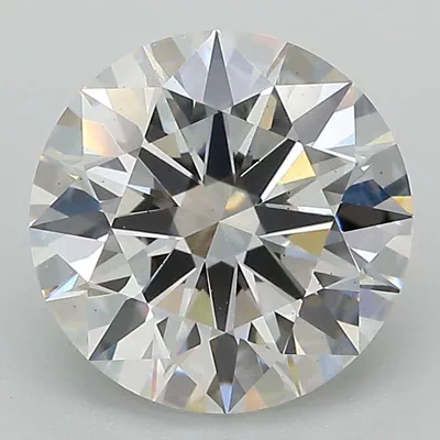 3.08ct E VS2 Rare Carat Ideal Cut Round Lab Grown Diamond