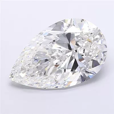 13.03ct F VVS2 Rare Carat Ideal Cut Pear Lab Grown Diamond