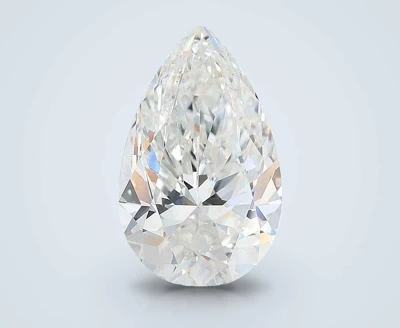 7.09ct F VVS2 Rare Carat Ideal Cut Pear Lab Grown Diamond