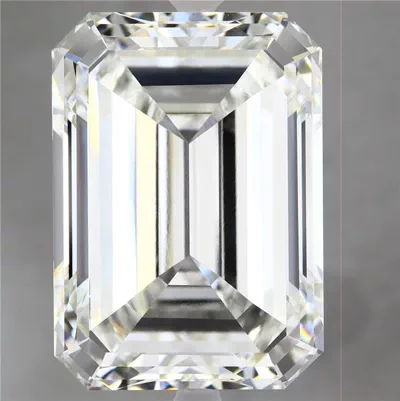 19.82ct G VVS2 Very Good Cut Emerald Lab Grown Diamond