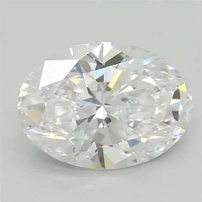 1.37ct D VVS2 Rare Carat Ideal Cut Oval Lab Grown Diamond