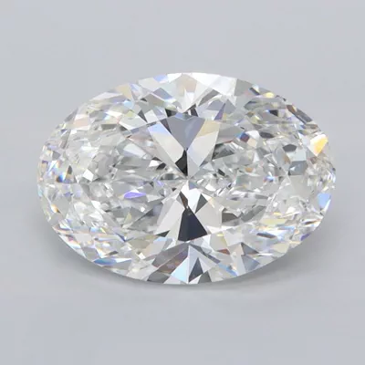 2.04ct D VVS1 Rare Carat Ideal Cut Oval Lab Grown Diamond