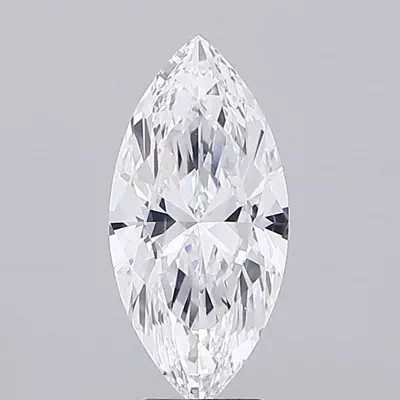 3.05ct D SI1 Rare Carat Ideal Cut Marquise Diamond