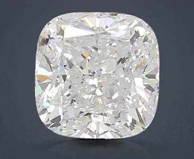 2.01ct D SI1 Rare Carat Ideal Cut Cushion Diamond