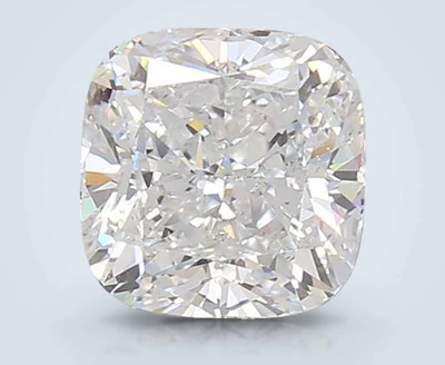 2.01ct D SI1 Rare Carat Ideal Cut Cushion Diamond