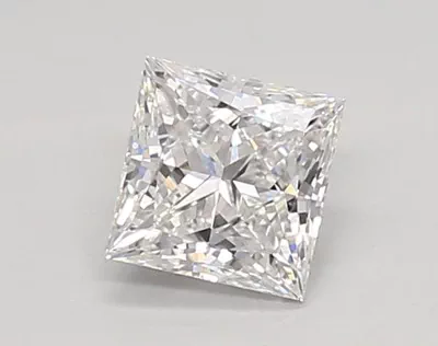 0.61ct D VVS2 Rare Carat Ideal Cut Princess Lab Grown Diamond