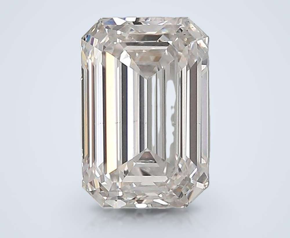 3.02ct G VS1 Rare Carat Ideal Cut Emerald Lab Grown Diamond