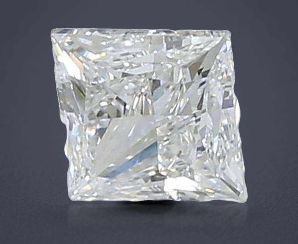 0.92ct D VVS2 Rare Carat Ideal Cut Princess Lab Grown Diamond