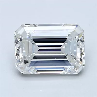 1.68ct D VS1 Excellent Cut Emerald Lab Grown Diamond