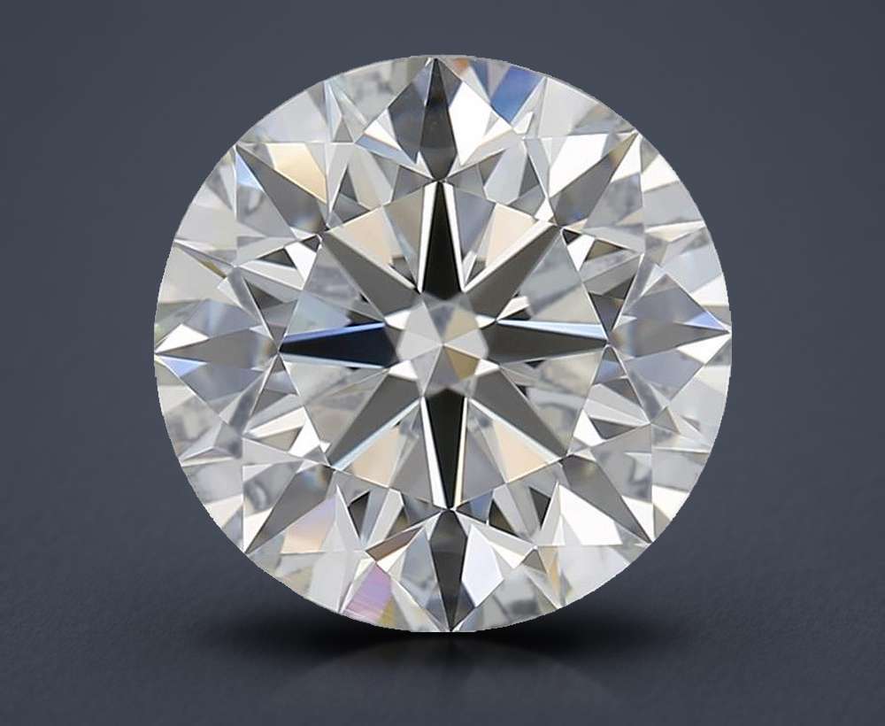 2.50ct J VVS1 Rare Carat Ideal Cut Round Diamond