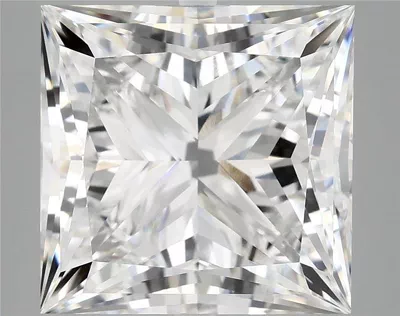 10.81ct E VVS2 Rare Carat Ideal Cut Princess Lab Grown Diamond