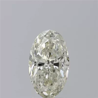 3.04ct J SI2 Very Good Cut Oval Diamond