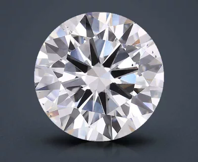 3.03ct E SI1 Excellent Cut Round Lab Grown Diamond