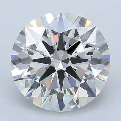 3.04ct F VVS1 Rare Carat Ideal Cut Round Lab Grown Diamond