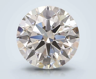 3.31ct F SI1 Rare Carat Ideal Cut Round Lab Grown Diamond