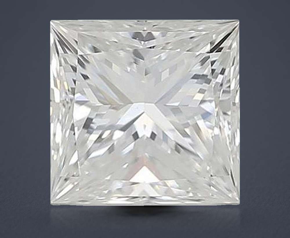 0.70ct H VS1 Rare Carat Ideal Cut Princess Diamond