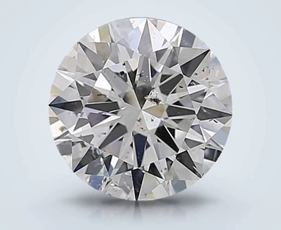 2.15ct D SI2 Rare Carat Ideal Cut Round Diamond