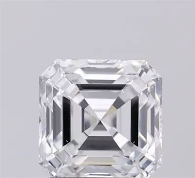 2.02ct D VS2 Rare Carat Ideal Cut Asscher Lab Grown Diamond