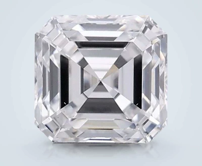 2.02ct D VS2 Rare Carat Ideal Cut Asscher Lab Grown Diamond